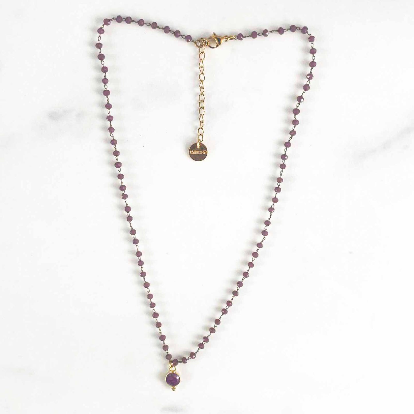 Collier Perolina Medaillon