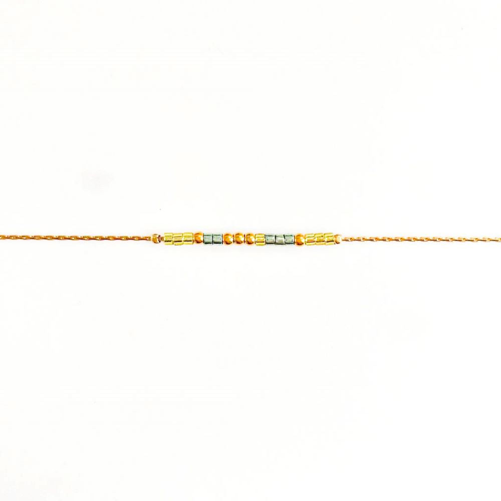 Bracelet simple Miyuki Vert