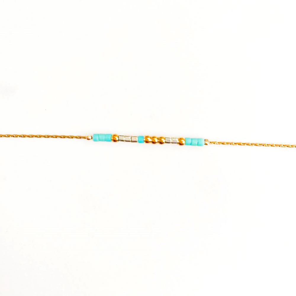 Bracelet simple Miyuki Turquoise