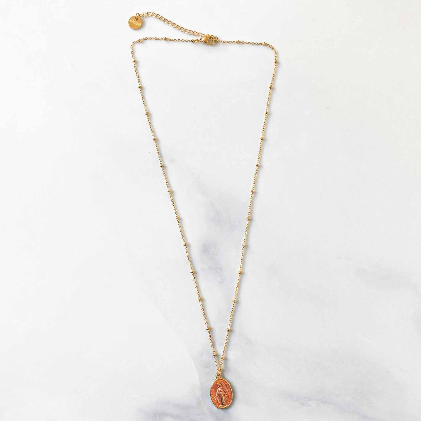 Collier Satellites Mary Médailles Rose