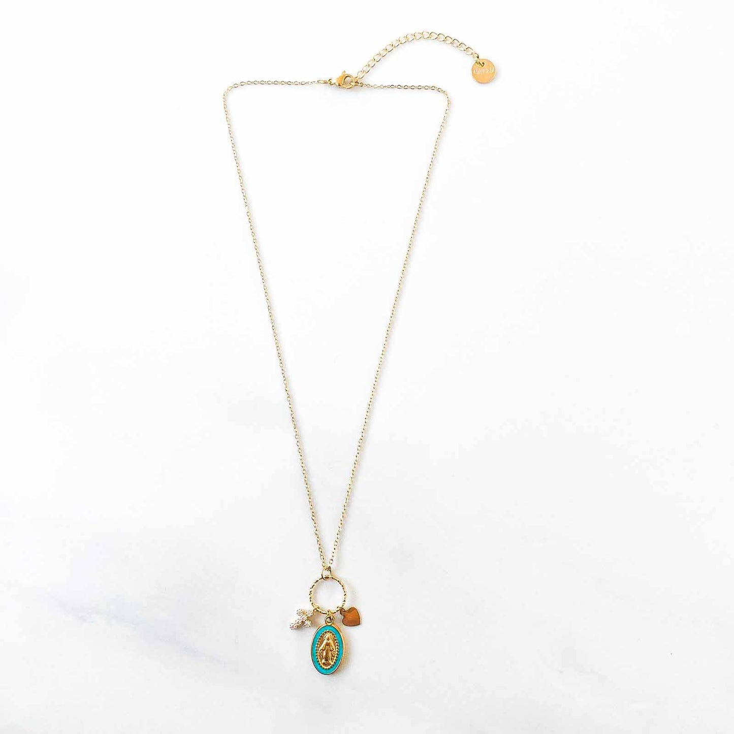 Collier grappe Marie Turquoise